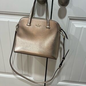 Kate Spade Metallic Satchel Bag